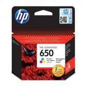ראש דיו 650 מקורי HP צבע